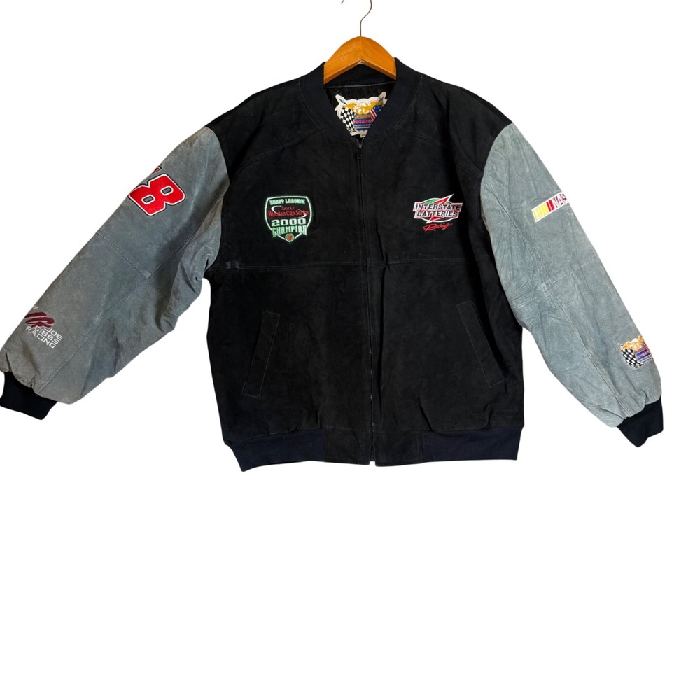 Jeff Hamilton Bobby Labonte 2000 Winston Cup Champion Suede Racing Jacket XL